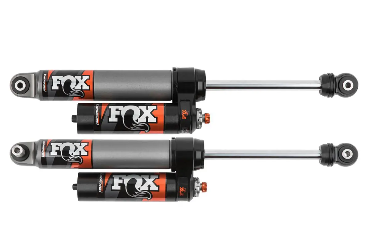 Fox 2.5 Reservoir Rear Shocks Adjustable | Performance Elite | 2-3" Lift | Wrangler Jl 1