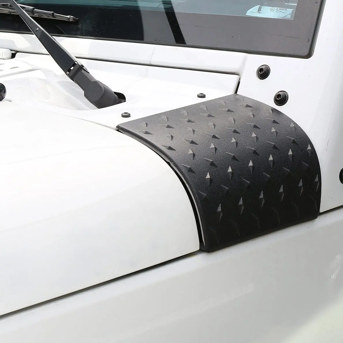 Hooke Road Black Cowl Body Armor Side Guards( 07-18 Jeep Wrangler Jk Jku) 1
