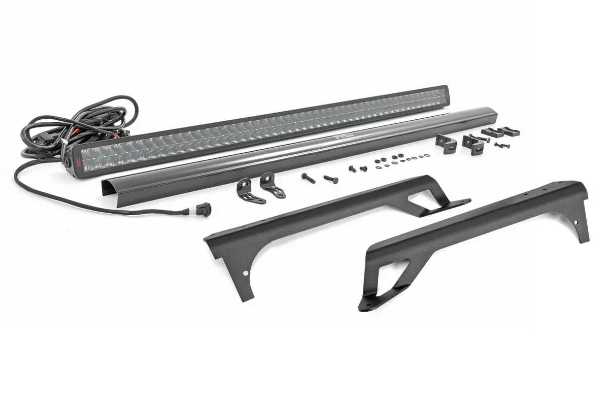 Led Light Kit - Windshield Mount - 50 Inch Spectrum Dual Row - Jeep Wrangler Tj (97-06) 1