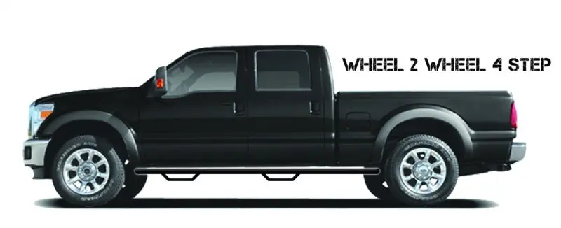N-Fab Nerf Step 07-17 Toyota Tundra Double Cab 6.5Ft Bed - Tex. Black - W2w - 3In 1