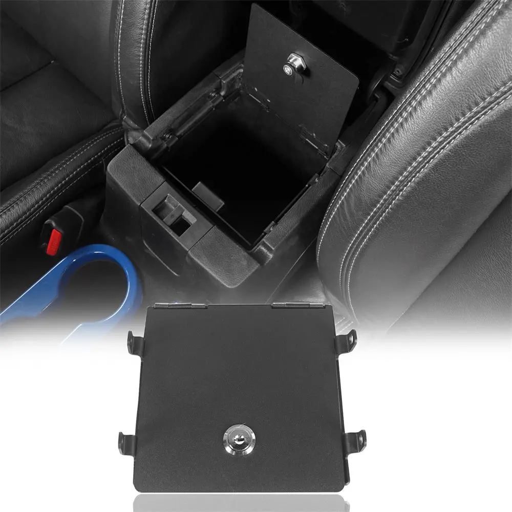 Center Console Lock Box(11-18 Jeep Wrangler Jk) - Hooke Road 1