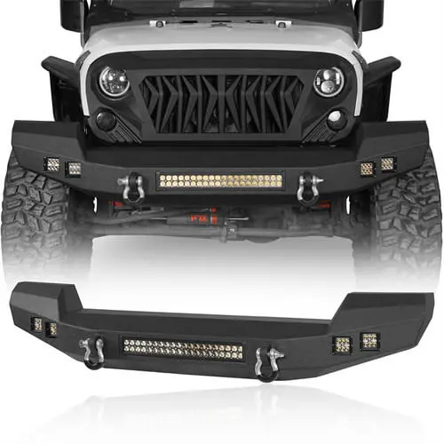 Hooke Road Full Width Climber Front Bumper(07-18 Jeep Wrangler Jk) 1