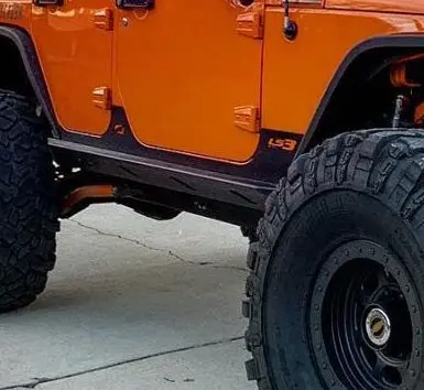 Crusher Series Rocker Guards W/ Step For Jeep Jku 4 Door 1
