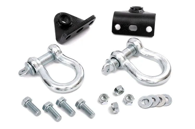 D Ring Shackles And Mounts - Winch Plate - Jeep Wrangler Tj (97-06)/Wrangler Unlimited (04-06) 1