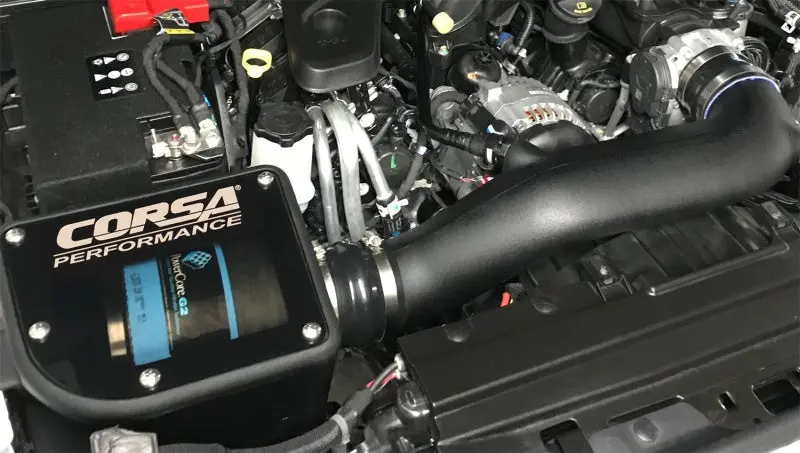Corsa 18-19 Jeep Wrangler Jl 3.6L V6 Closed Box Air Intake W/ Donaldson Powercore Dry Filter 1