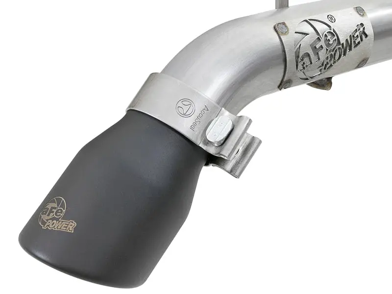 Afe Mach Force-Xp Axle-Back Exhaust System W/Black Tip 18-20 Jeep Wrangler L4-2.0T / V6-3.6L 1