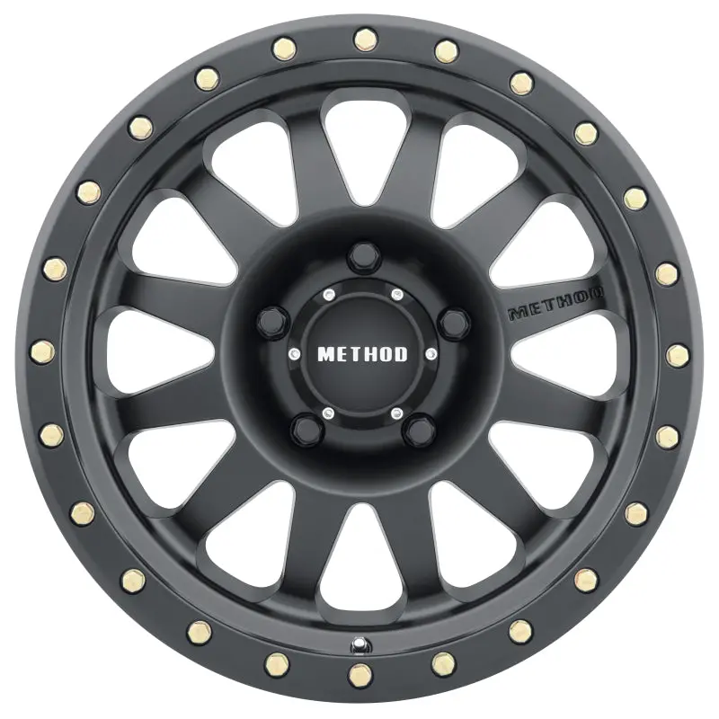 Method Mr304 Double Standard 17X8.5 0Mm Offset 5X5 94Mm Cb Matte Black Wheel 1