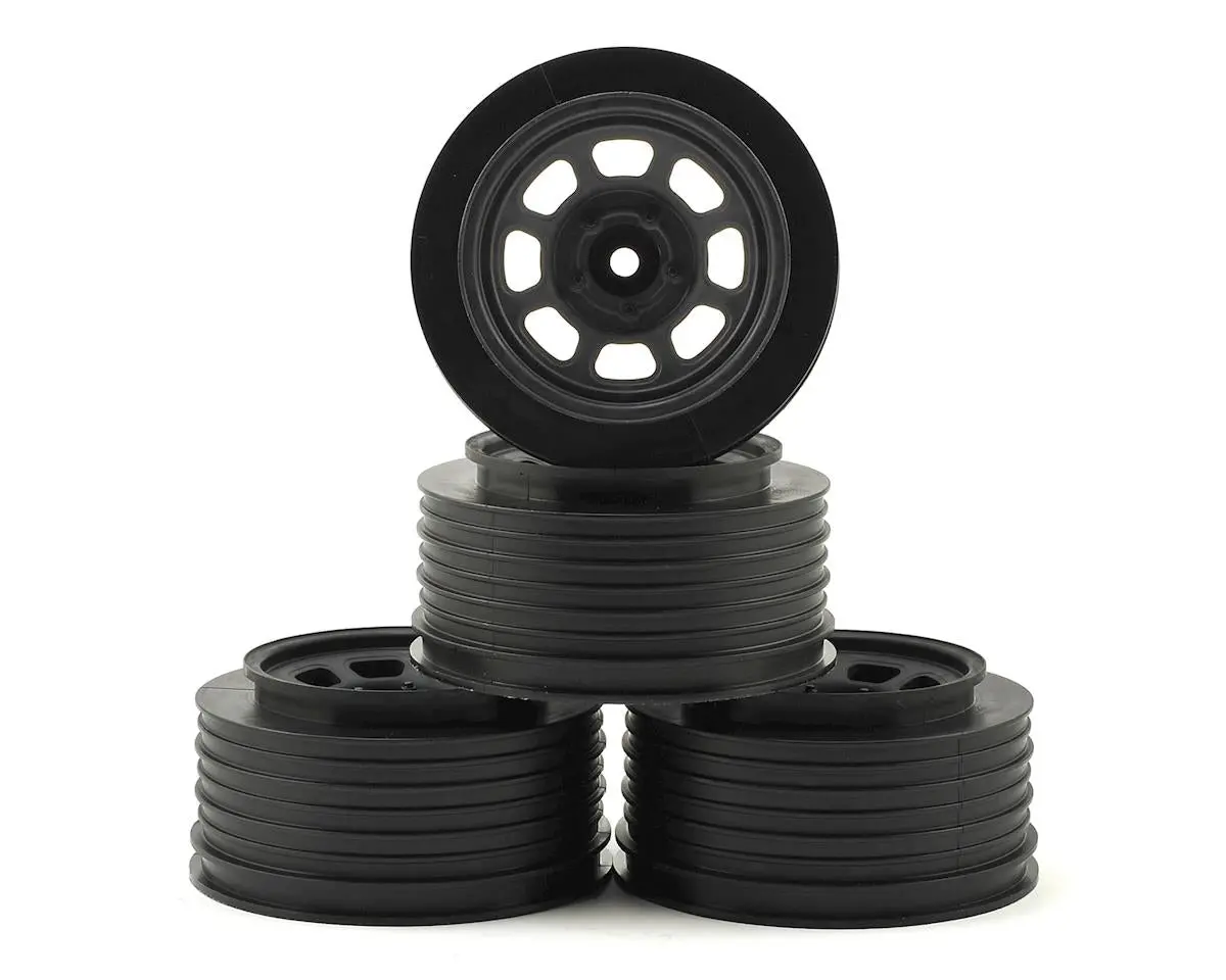 Speedway Sc Wheels For Traxxas Slash Rear / 21.5Mm Bksp / Black / 4Pcs 1