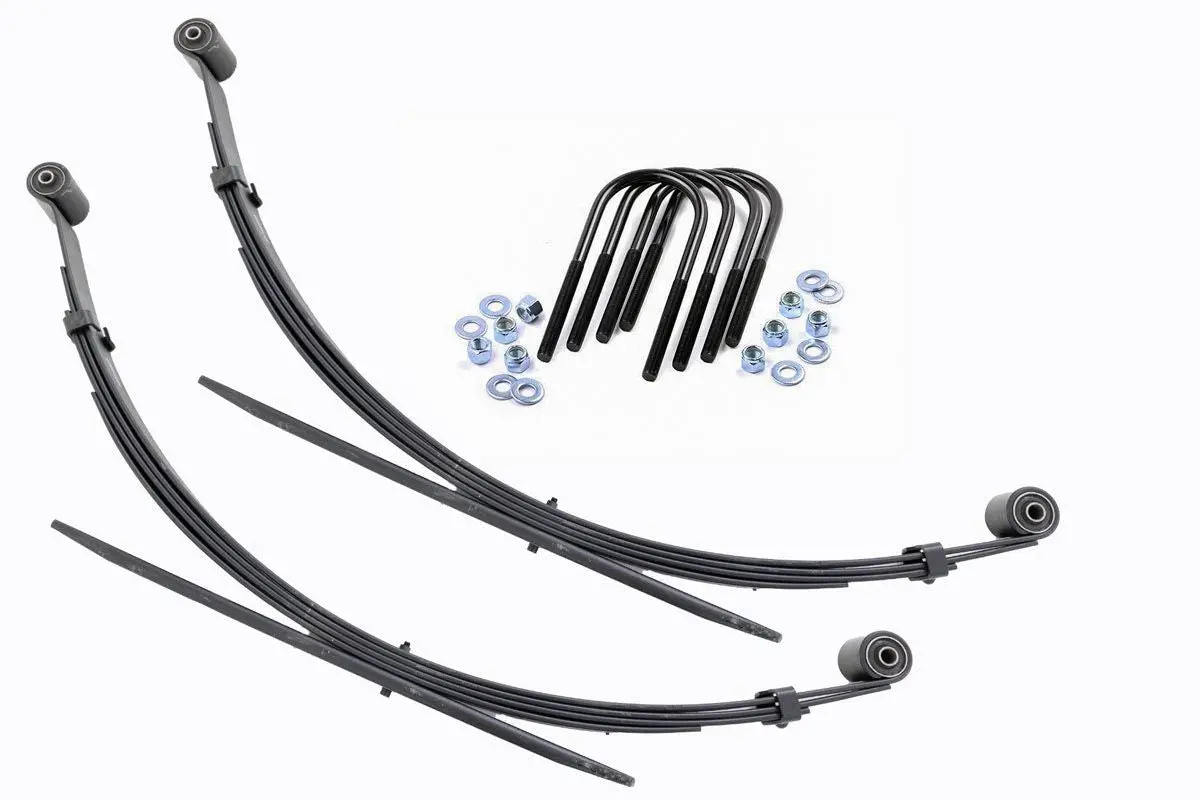 Rear Leaf Springs - 4 Inch Lift - Pair - Ford F-250/F-350 Super Duty 4Wd (99-04) 1