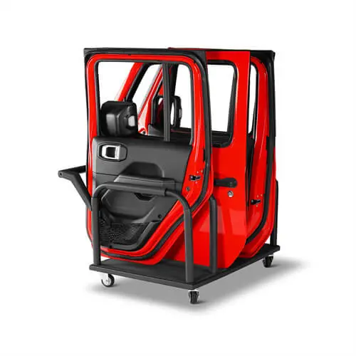 Doors Storage Cart For 4 Doors 07-26 Jeep Wrangler Jk & Wrangler Jl & Gladiator Jt & 21-26 Ford Bronco - Hooke Road 1
