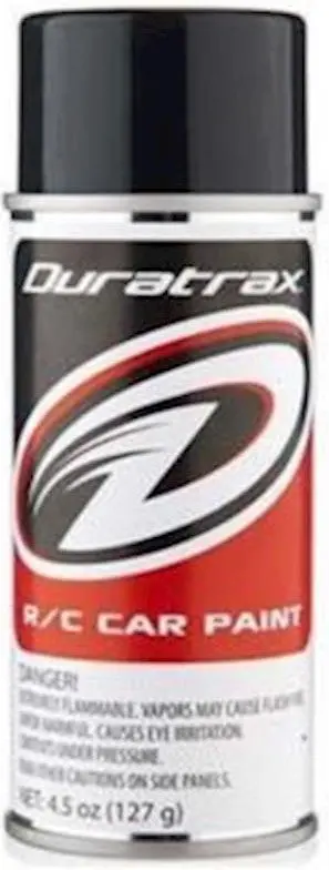 Duratrax Polycarb Spray Base Cover Coat, Black, 4.5Oz 1