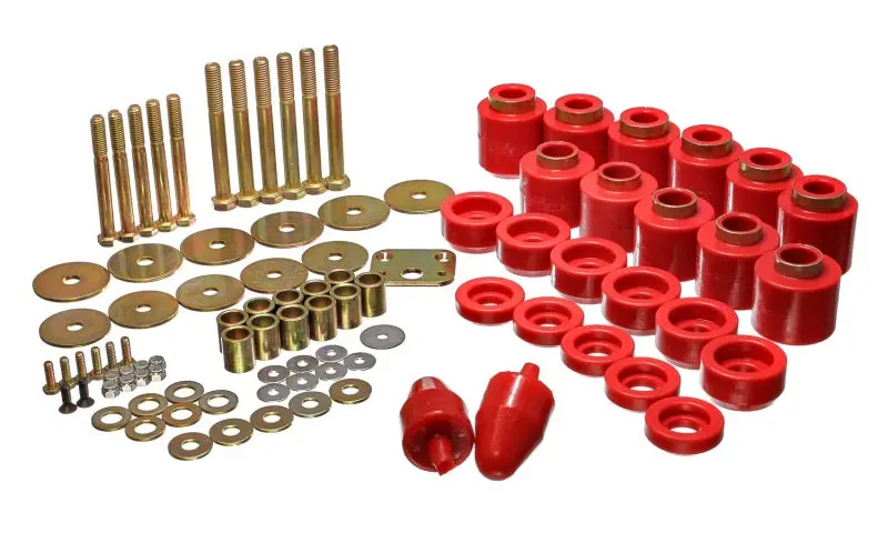 Energy Suspension 1In Body Lift Kit - Red 1