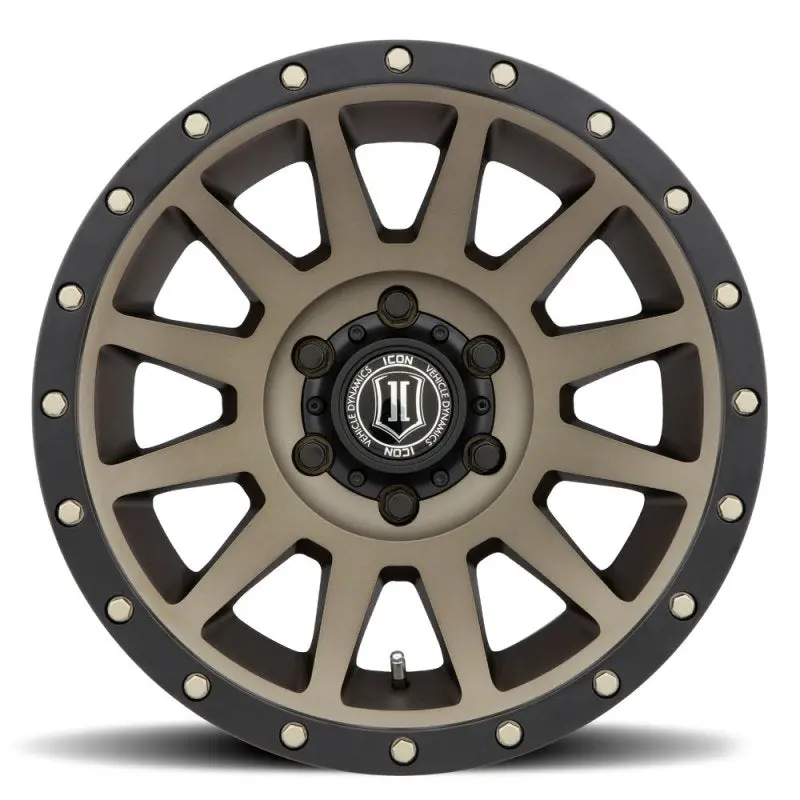 Icon Compression 17X8.5 5X5 -6Mm Offset 4.5In Bs 71.5Mm Bore Bronze Wheel 1