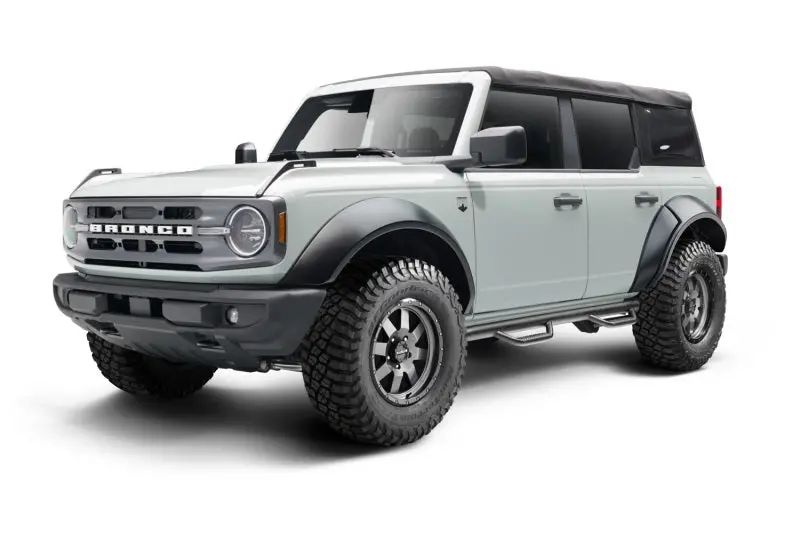 N-Fab Nerf Step 2021 Ford Bronco (4 Door) - Gloss Black - Srw - 3In 1