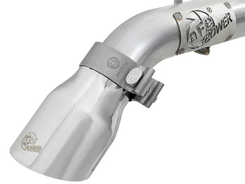 Afe Mach Force-Xp Axle-Back Exhaust System W/Polished Tip 18-20 Jeep Wrangler L4-2.0T / V6-3.6L 1
