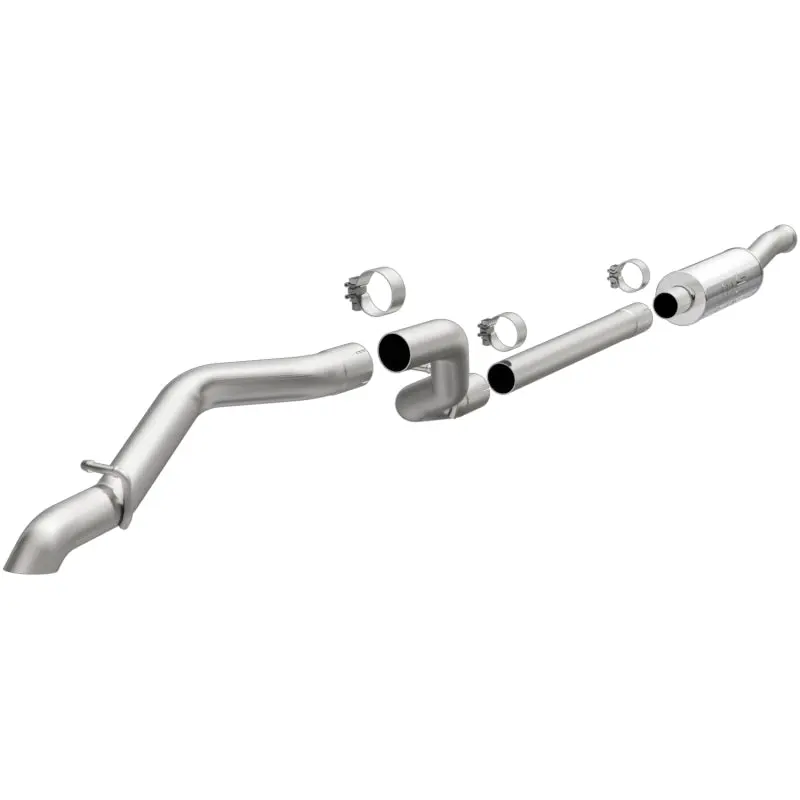 Magnaflow Cat Back 2018 Jeep Wrangler 2.0L Rock Crawler Series Single Exit Stainless Exhaust 1