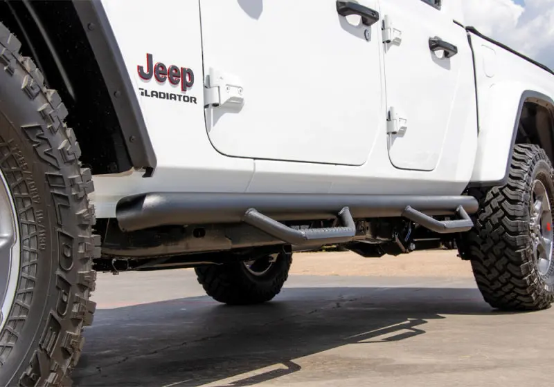 N-Fab Nerf Step 2019 Jeep Wrangler Jt 4Dr Truck Full Length - Tex. Black - 3In 1