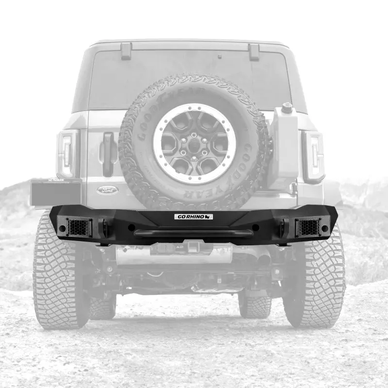 Go Rhino 18-20 Jeep Wrangler Jl/Jlu Rockline Rear Full Width Bumper 1