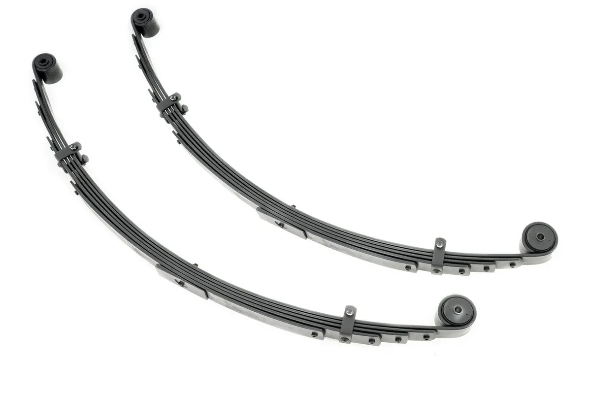 Rear Leaf Springs - 4 Inch Lift - Pair - Jeep Cherokee Xj 2Wd/4Wd (1984-2001) 1