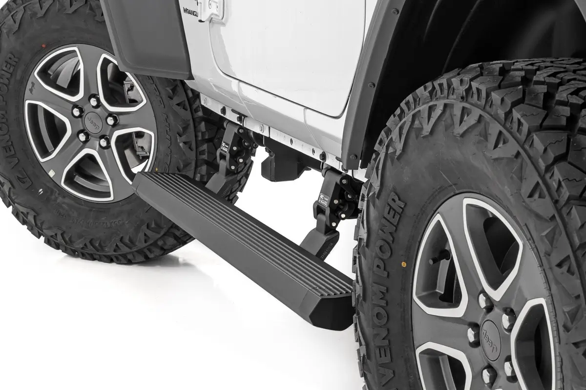 Power Running Boards - Dual Electric Motor - 2 Door - Jeep Wrangler Jl (18-24) 1