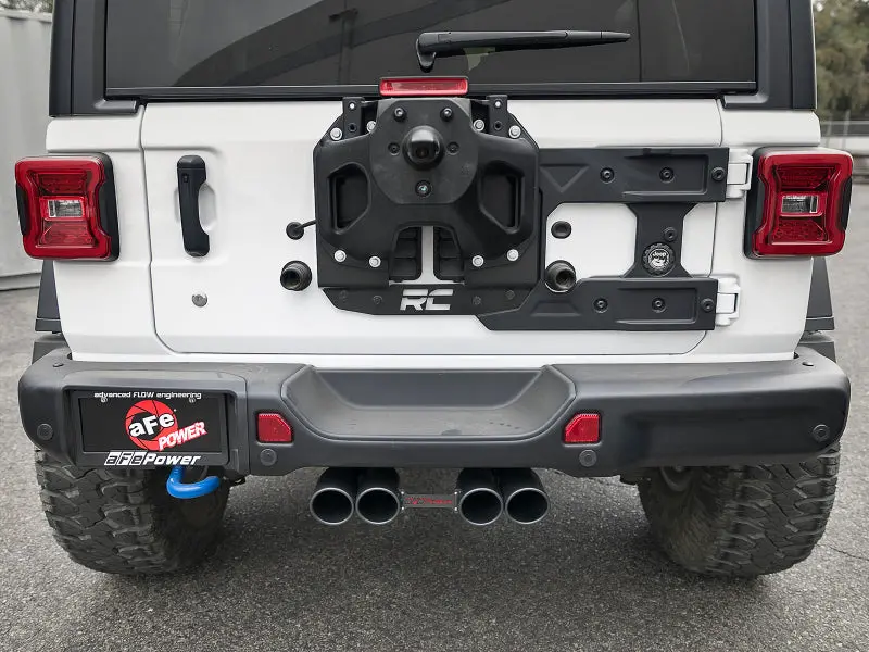 Afe Rebel Series 2.5In 304 Ss Cat-Back Exhaust W/ Black Tip 18-20 Jeep Wrangler (Jl) 1