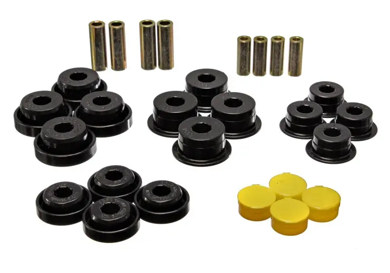 Energy Suspension 97-06 Jeep Wrangler Tj Blk Rear Control Arm Bushings (Must Reuse Oem Outer Shells 1