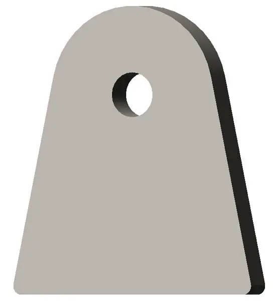 3/8" Thick Flat Bottom Link Tab 1