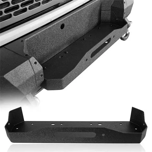 Offroad Winch Plate Fits For 2021-2024 Ford Bronco Front Bumper (Excluding Raptor) - Hooke Road 1