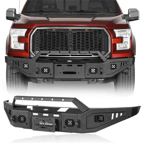 Offroad Full-Width Front Bumper For 2015-2017 Ford F-150 (Excluding Raptor) - Hooke Road 1