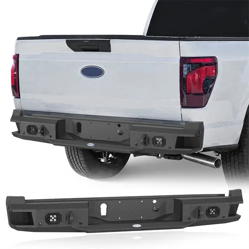 2021-2026 Ford F-150 Rear Bumper W/Spotlights (Excluding Raptor & Tremor) - Hooke Road 1