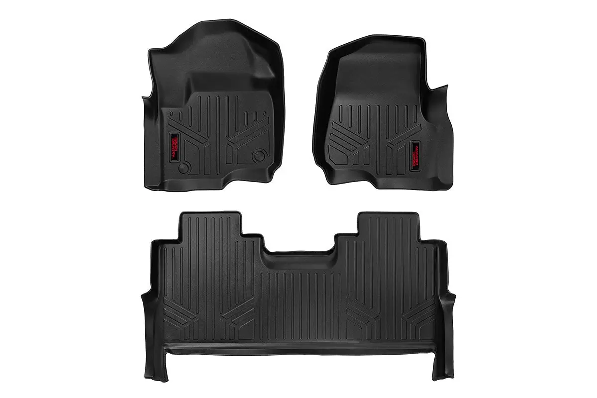 Floor Mats - Front And Rear - Ford F-250/F-350 Super Duty 2Wd/4Wd (2017-2024) 1