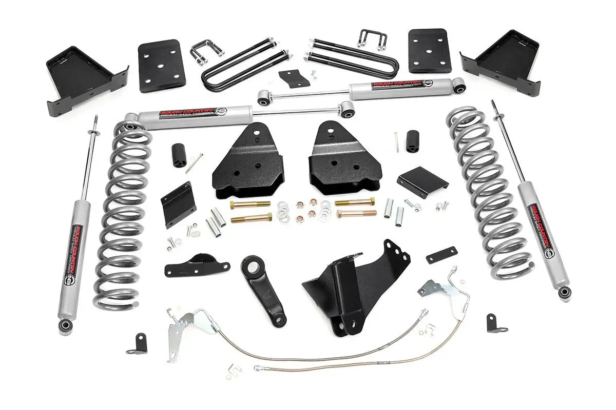 6 Inch Lift Kit - Gas - Ovld - Ford F-250 Super Duty 4Wd (2011-2014) 1