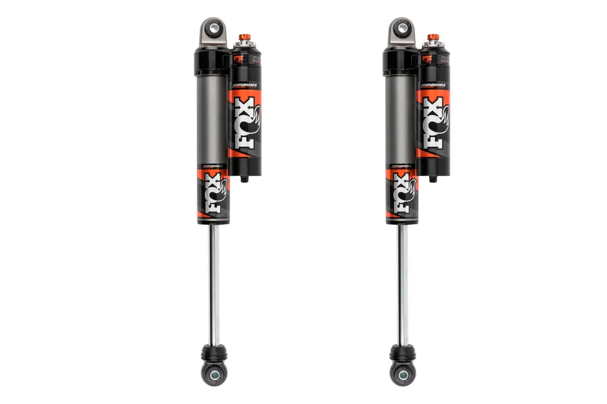 Fox 2.5 Rear Shocks W/ Dsc Reservoir Adjuster | 0-1.5 Inch Lift | Performance Elite Series | Chevy Silverado And Gmc Sierra 2500Hd / 3500Hd (20-25) 1