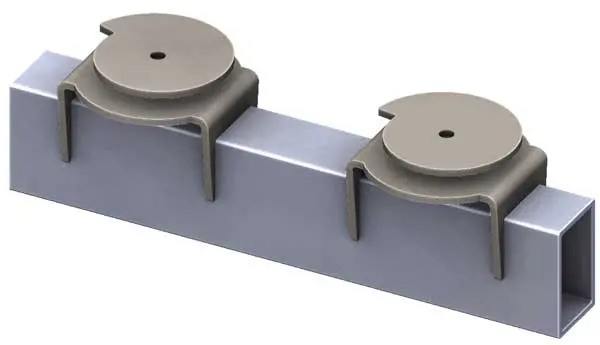 Coil Spring Bucket, Centered Frame 2