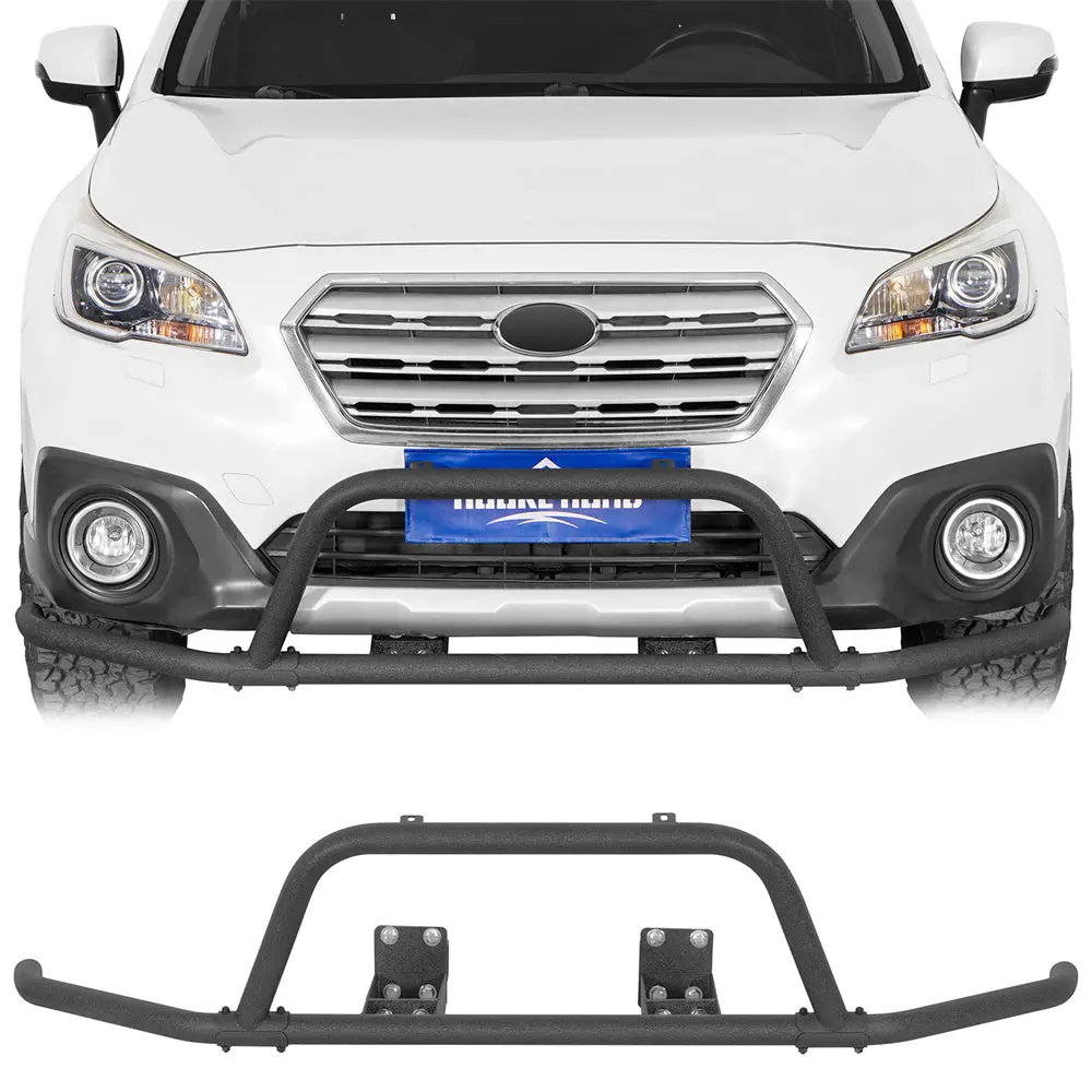 Front Bull Bar Tube Guard (15-19 Subaru Outback) - Hooke Road 1