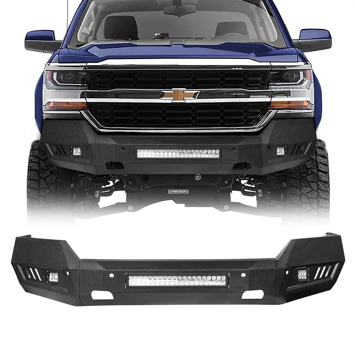 Hooke Road Chevrolet Front Bumper Hr(16-18 Chevy Silverado 1500) 1