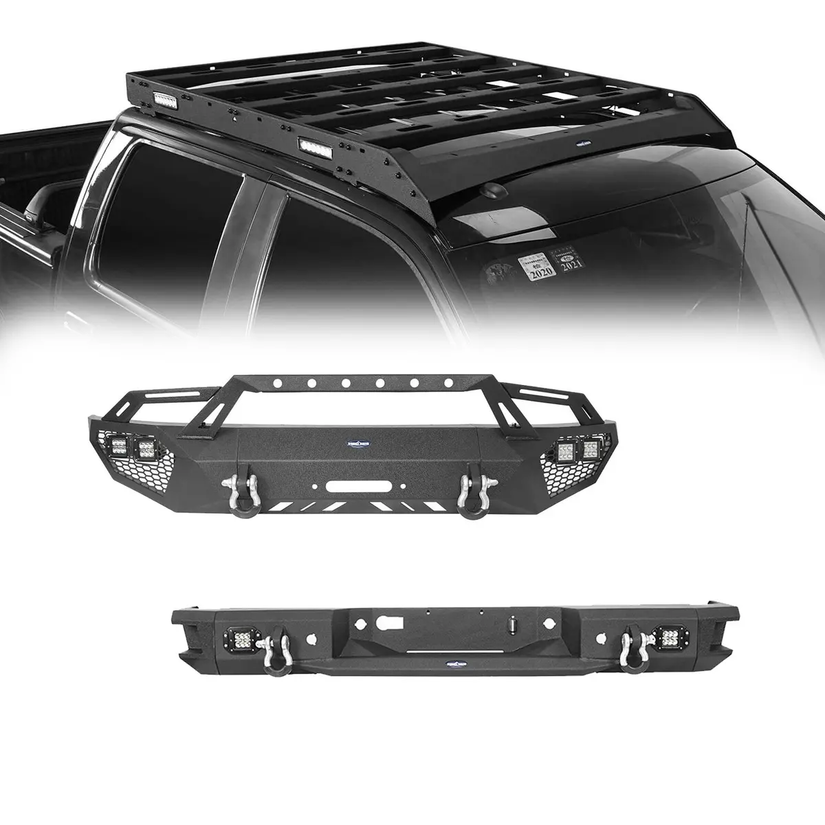Hooke Road Front Bumper / Rear Bumper / Roof Rack(09-14 F-150 Supercrew,Excluding Raptor) 1