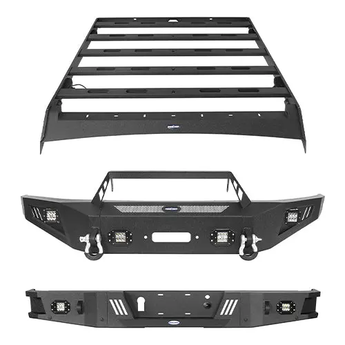 Hooke Road Front Bumper / Rear Bumper / Roof Rack(09-14 F-150 Supercrew,Excluding Raptor) 1
