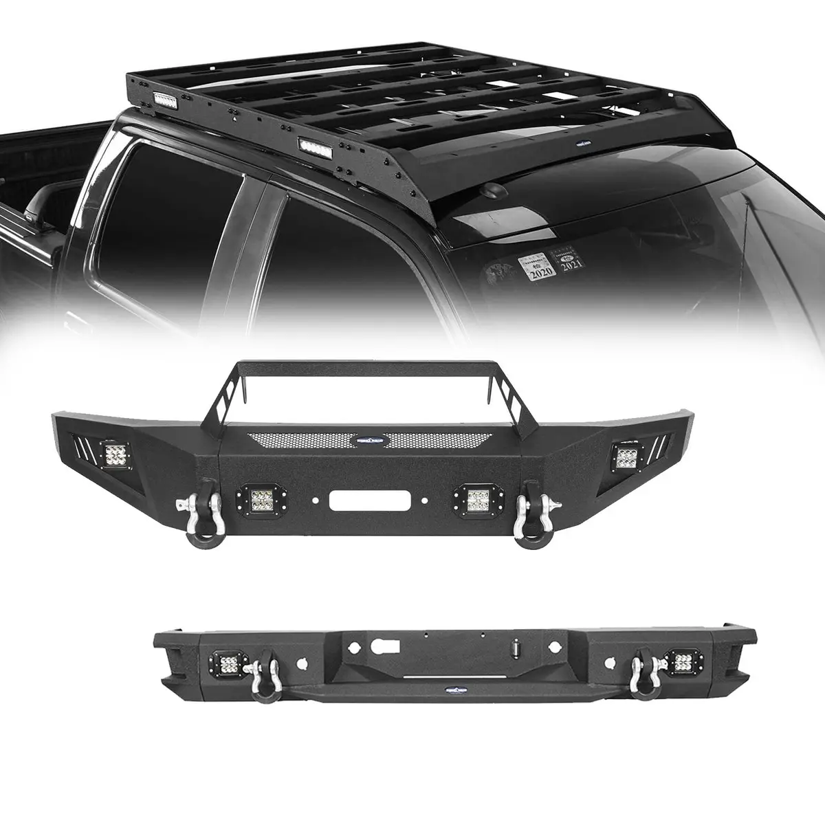 Hooke Road Front Bumper / Rear Bumper / Roof Rack(09-14 F-150 Supercrew,Excluding Raptor) 1