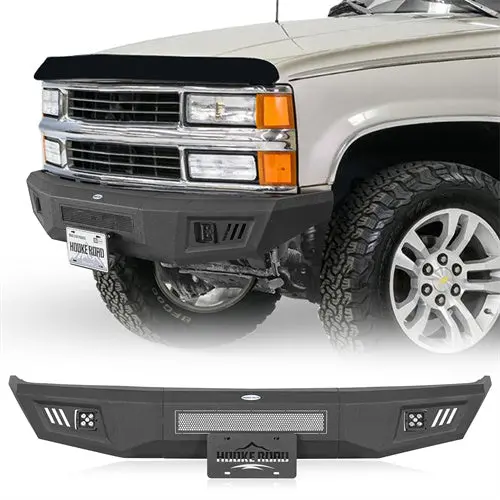 Hr Guardian Front Bumper W/Led Spotlights (88-98 Chevy C/K 1500 2500 3500 & Gmc Sierra 1500 2500 3500) 1