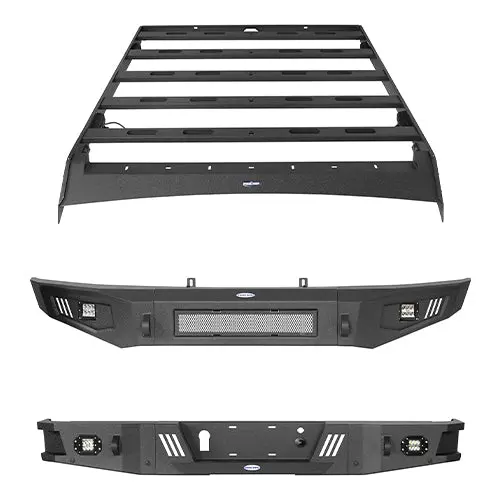 Hooke Road Front Bumper / Rear Bumper / Roof Rack(09-14 F-150 Supercrew,Excluding Raptor) 1