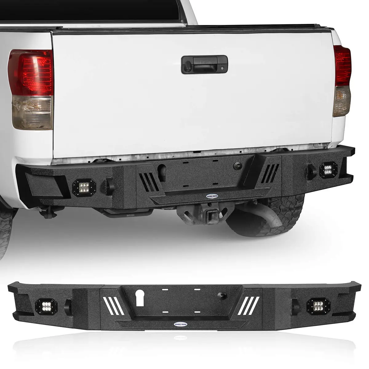Hooke Road Full Width Bumper Rear Bumper(07-13 Toyota Tundra) 1