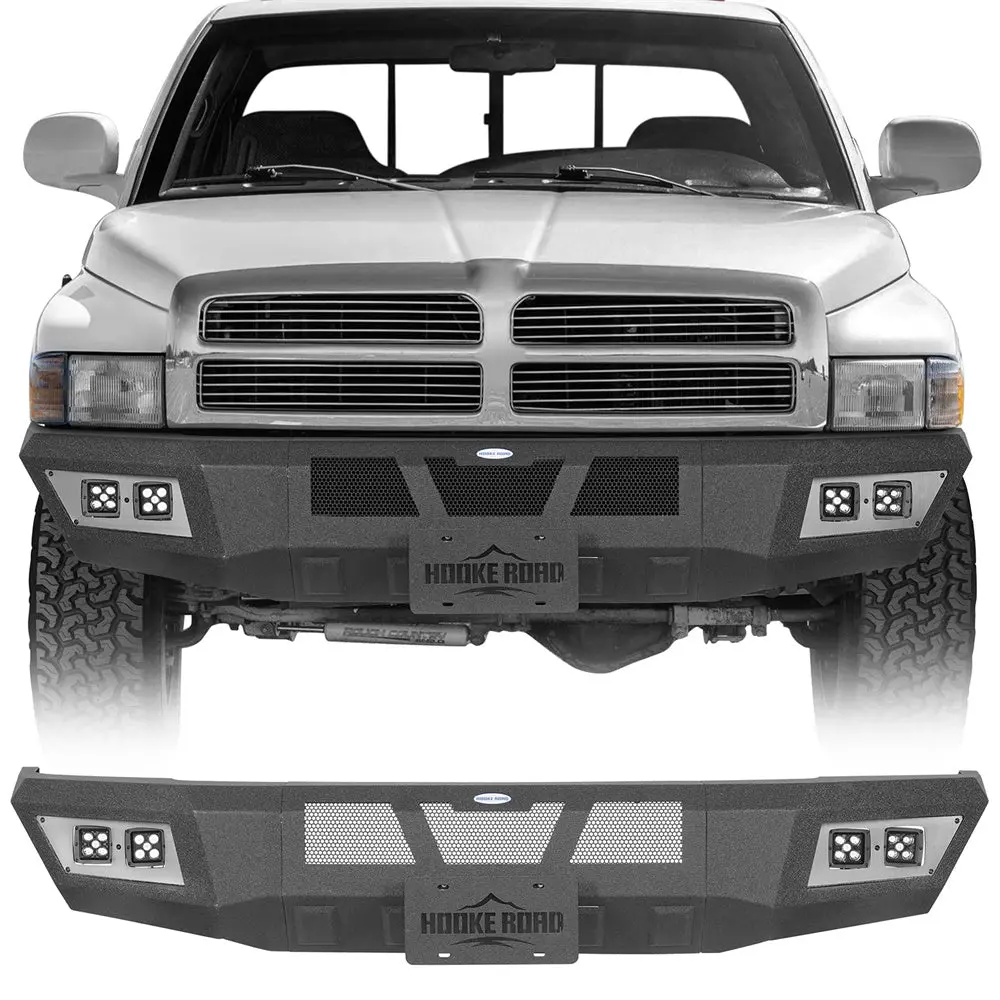 Full-Width Front Bumper (1994-2001 Ram 1500 & 1994-2002 Ram 2500 3500) - Hooke Road 1