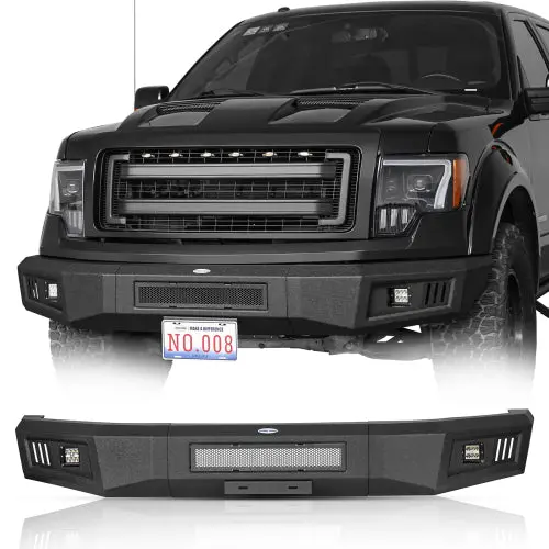 Full-Width F-150 Front Bumper (09-14 Ford F-150, Excluding Raptor) - Hooke Road 1