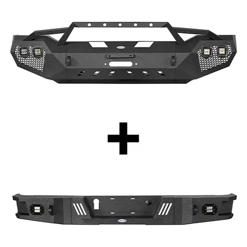 Hooke Road Full Width Front Bumper & Rear Bumper(07-13 Toyota Tundra) 1