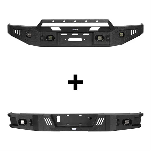 Hooke Road Full Width Front Bumper & Rear Bumper(07-13 Toyota Tundra) 1