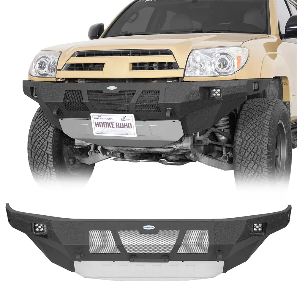 Full-Width Front Bumper W/ Skid Plate For 2003-2005 Toyota 4Runner - Hooke Road 1