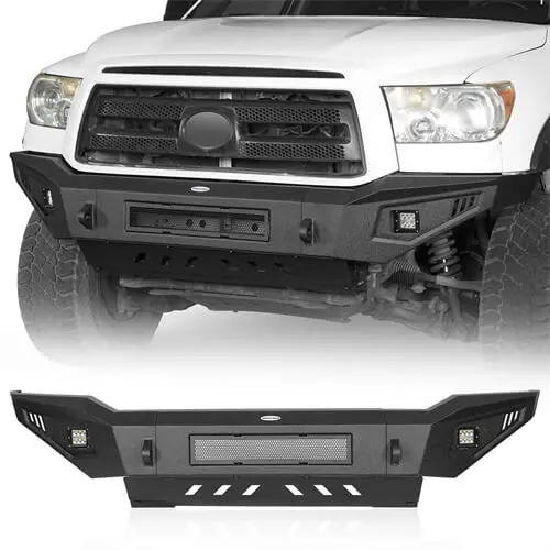 Hooke Road Full Width Front Bumper W/Skid Plate(07-13 Toyota Tundra) 1