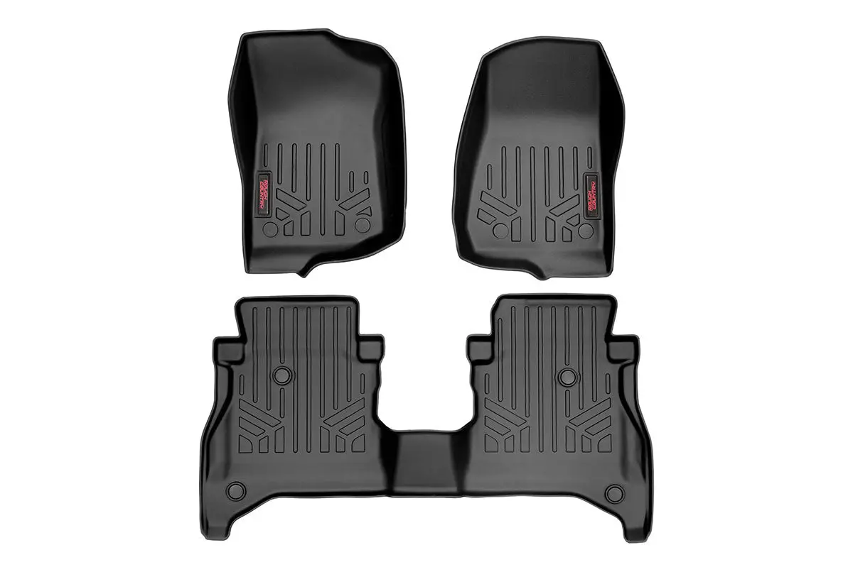 Floor Mats - Fr & Rr - Rr Non-Lock - Jeep Gladiator Jt 4Wd (2020-2024) 1