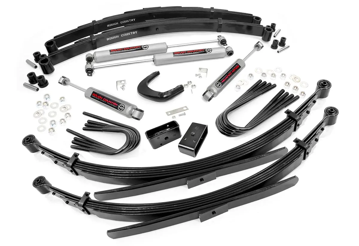 6 Inch Lift Kit - 56 Inch Rr Sprgs - Gmc Half-Ton Suburban/Jimmy 4Wd (88-91) 1